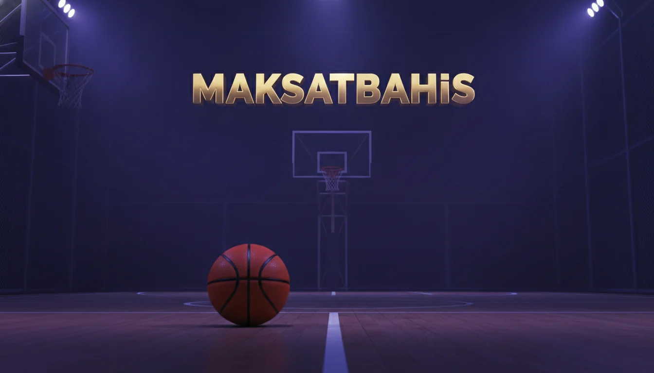 Maksatbahis güncel giriş spor etkinlik takvimi basketbol sahası görseli